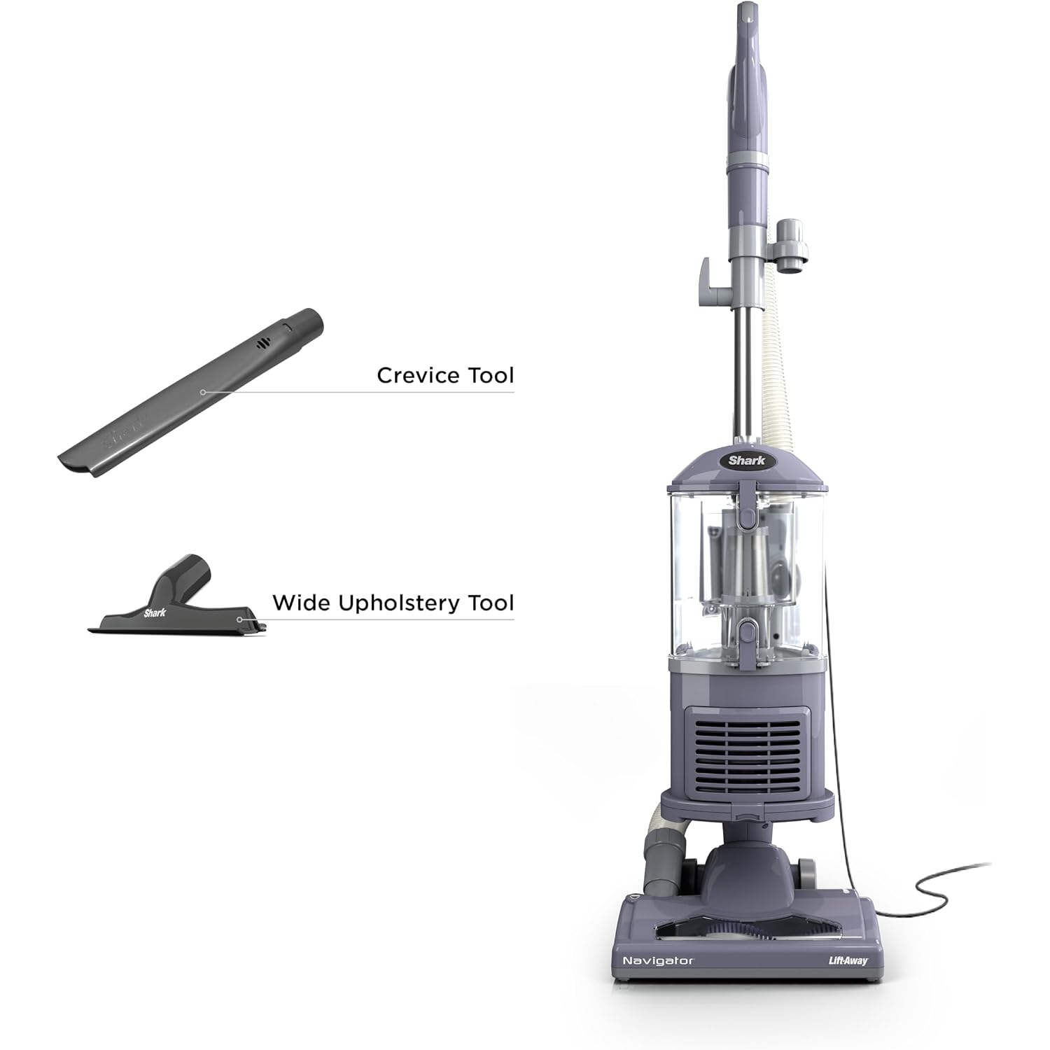 Shark Upright Vacuum Cleaner | Navigator Lift-Away | Pet Hair, Carpet & Hard Floor Cleaning | Upholstery & Crevice Tools | Hepa Filter | Swivel Steering | Large Dust Cup Capacity | Lavender | Nv352
