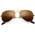Pro Acme Classic Aviator Sunglasses For Women & Men Glass Lens Metal Frame Uv400 Driver Sunglasses