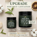Organic Tea Tree Foot Balm for Dry Cracked Feet & Heels - Intensive Callus Remover & Foot Repair Cream with Shea Butter - Moisturizer for Rough Hard Skin & Cracked Heel Treatment for Men & Women