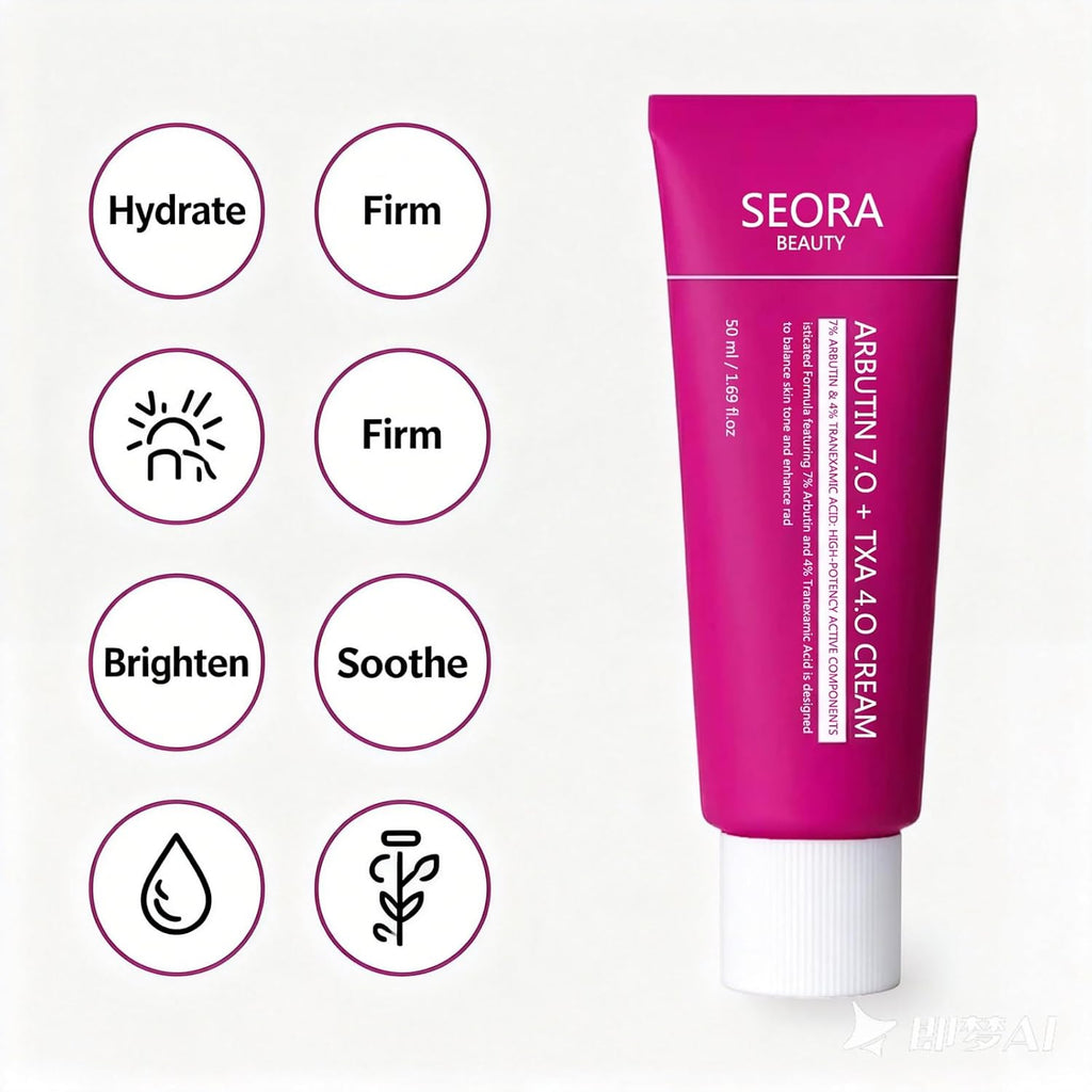 Brightening Cream For Face & Body, Hydrating, Non-Irritating Skin Cream (1 Pack)