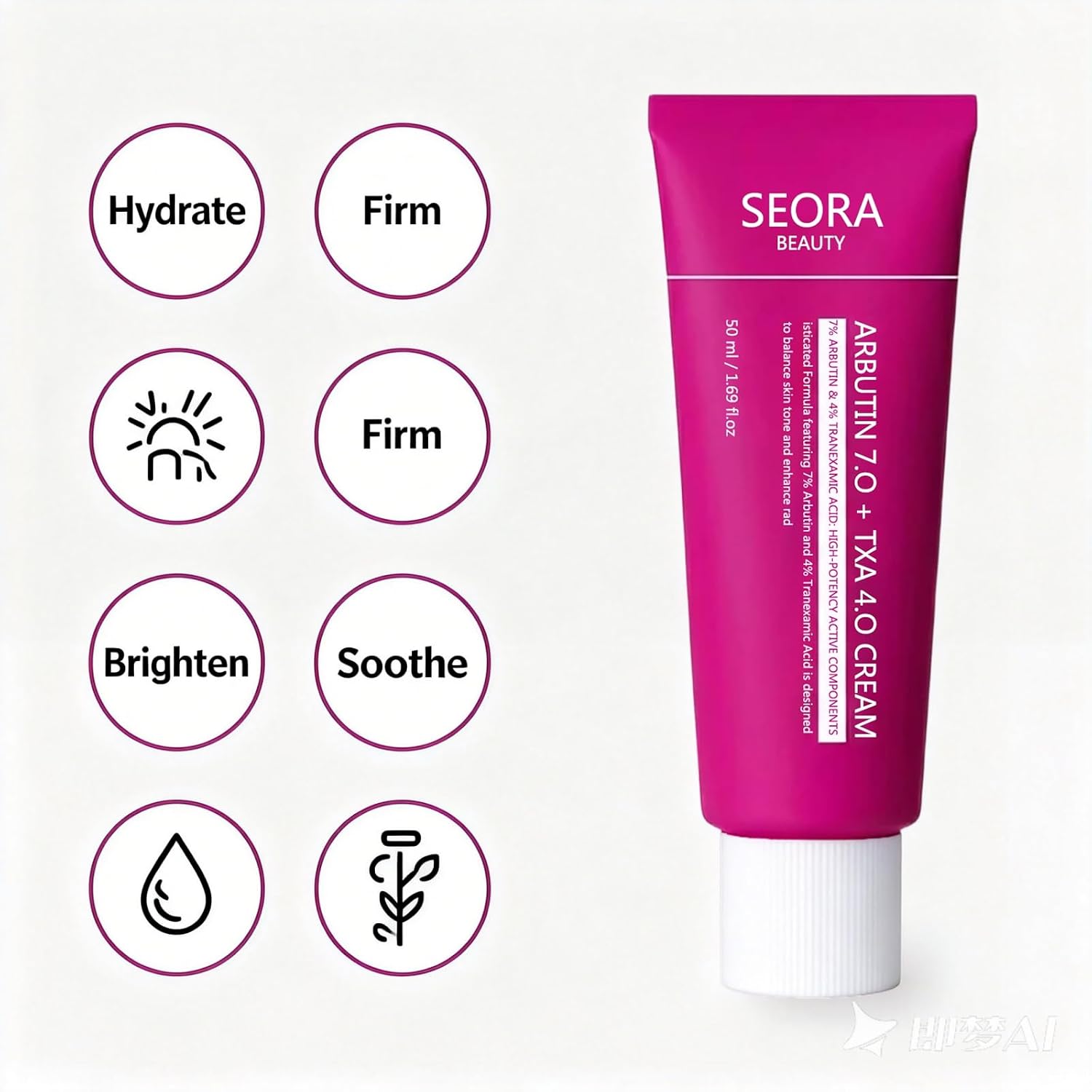Brightening Cream For Face & Body, Hydrating, Non-Irritating Skin Cream (1 Pack)