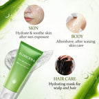 Aloderma Aloe Vera Gel Made Within 12 Hours Of Harvest With 99% Pure Organic Aloe Vera, Naturally Hydrating For Soothing Skincare, Moisturizing Aloe Gel For Skin, Face, Sensitive Skin - 4.02Oz