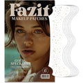 Fazit Gold Speckles - Glitter Freckle Makeup Patches - Shimmering Faux Freckles & Body Glitter - Waterproof, Long-Lasting Instant Glamour For Festivals & Parties - 6 Temporary Makeup Patches Per Pack