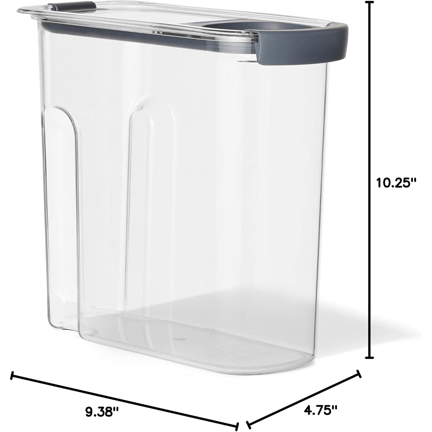 Rubbermaid Brilliance Airtight Cereal Food Storage Container, Shatterproof, Bpa-Free And Dishwasher-Safe, 32Oz Capacity