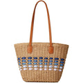 Women’S Tote Bag Straw Beach Shoulder Handbag Fashion Purse 2026 Summer Vacation Travel Woven Top Handle Bag