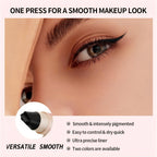 2 Pcs Dual-Ended Eyeliner Stamp, Easy To Apply Cat Eye Stamp With L/R Markings, Waterproof & Smudge-Resistant, Beginner-Friendly Winged Eyeliner (Black)