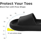 Cloud Slides For Women And Men - Soft, Comfy, Relax Cloud Slippers, Thick Sole, Non-Slip Slides For Men, Easy To Clean, Shower, Swimming, Beach, Indoor And Outdoor Slides For Men