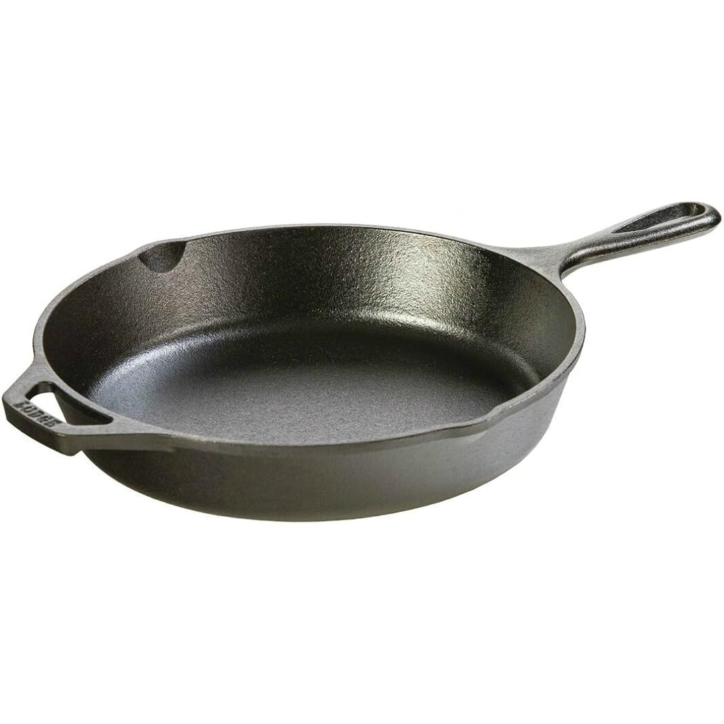 Lodge Cast Iron Set - 5-Piece Set - Pre-Seasoned Kitchen Set - Skillets, Griddle & Dutch Oven Included - PFAS-Free Non-Toxic Cookware