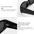 VANLINKER Trendy Small Polarized Rectangle Sunglasses for Women Men Retro 90s Shades VL9787