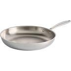 Tramontina Signature Tri-Ply Clad Stainless Steel 12-Inch Large Frying Pan, Induction-Ready Skillet, Dishwasher-Safe, NSF-Certified, Made in Brazil