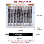 8Pcs Cream Eye Shadow Brightener Stick Makeup Set, Champagne Pearl Taupe Bronze Cocoa Stone Putty Smoky Amethyst Shimmer Matte Eyeshadow Eyeliner Pencil Applicator Stick Palette Makeup for Older Women