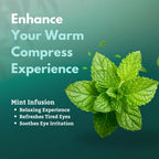 Eyerelax For Stye Eye Relief & Dry Eyes. Heated Eye Mask With Moist Heat And Mint-Infused Steam. Self-Heating Warm Compress For Dry Eye, Blepharitis Relief & Overnight Comfort (10 Count)