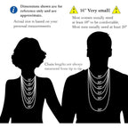 14K Gold Chain Necklaces for Women & Men, 1.5mm/2mm/2.5mm Simple Rope Link Chain for Womens Dainty Non-Tarnish Necklace Unisex Sizes 16-24 Inches Cadenas De Oro 14K Para Mujer