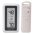 Acurite Digital Thermometer With Indoor, Outdoor Temperature And Daily High And Lows (00424Ca), White