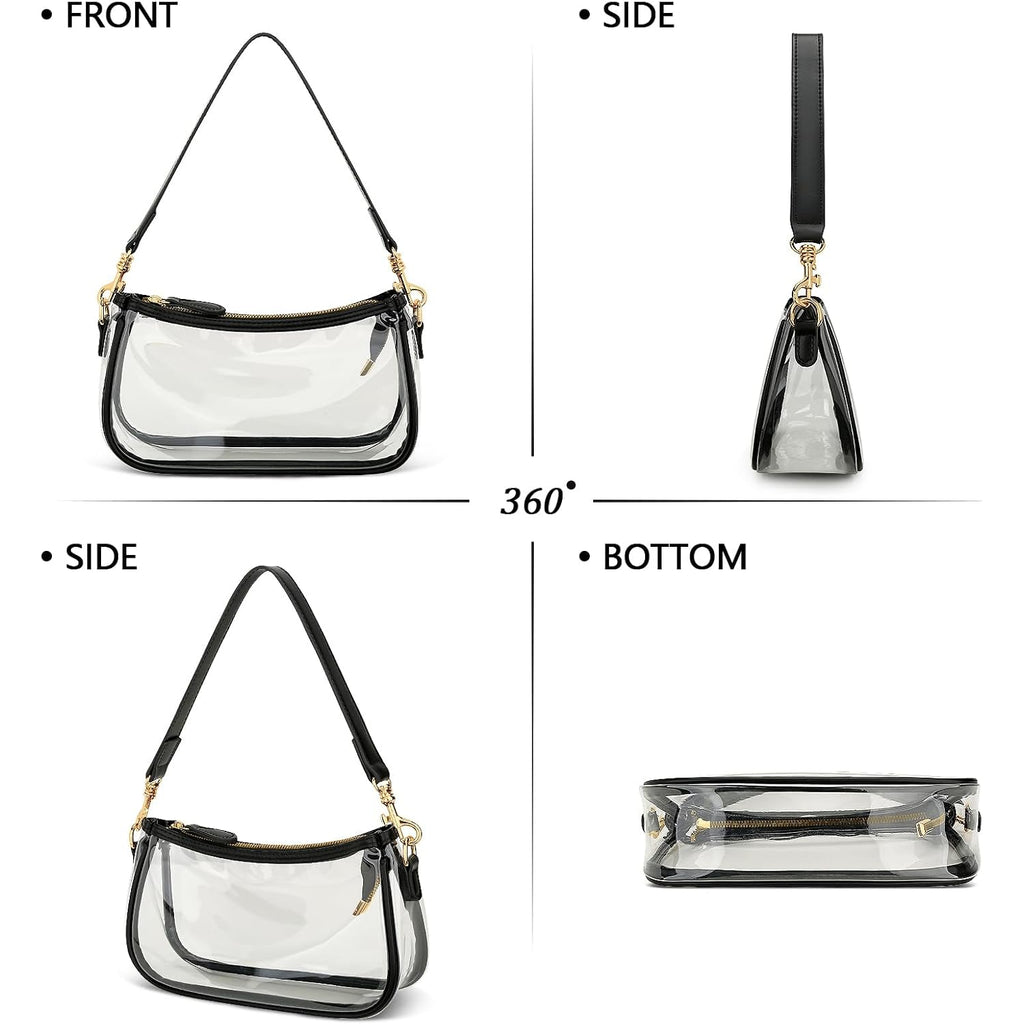 Kkxiu Small Shoulder Bag For Women - Mini Purses For Women Vegan Leather Purse Classic Retro Handbag With Removable Strap