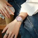 Olevs Womens Watch Classic Dress Number Female Watches For Ladies Analog Quartz Stainless Steel Waterproof Luminous Day Date Two Tone Easy To Read Wristwatch