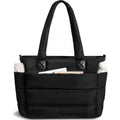 Puffer Tote Bag For Women Quilted Nurse Bag Lightweight Work Bag For Teacher Travel Handbag With Multiple Pockets