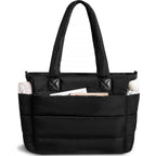Puffer Tote Bag For Women Quilted Nurse Bag Lightweight Work Bag For Teacher Travel Handbag With Multiple Pockets