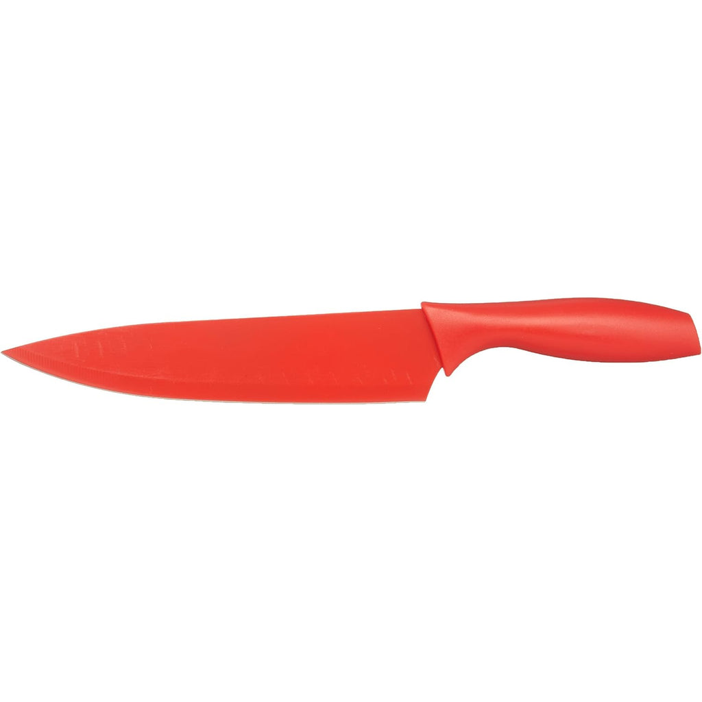 Amazon Basics Color-Coded Dishwasher Safe Kitchen Knife Set, 12-Piece with Ergonomic Handles, Non-stick Sharp Blades, 6 Knives with 6 Blade Guards, Multicolor, 13.88 x 4.13 x 1.38 inch