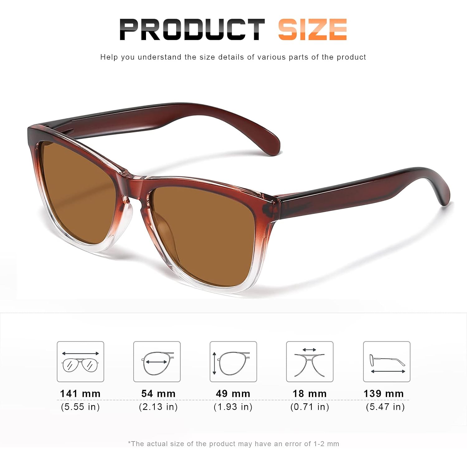 Danamy Sunglasses Womens Polarized Sunglasses For Women Trendy Designer Mirrored Uv Protection Sun Glasses
