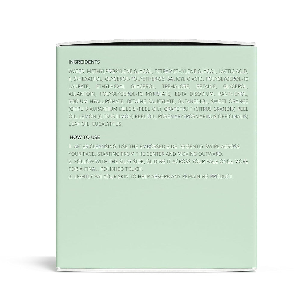 Quia Toner Pads For Sensitive Skin – Dual-Sided Exfoliating And Hydrating Pads – Visibly Smoother Pores, Less Congestion – 70 Korean Skincare Pads