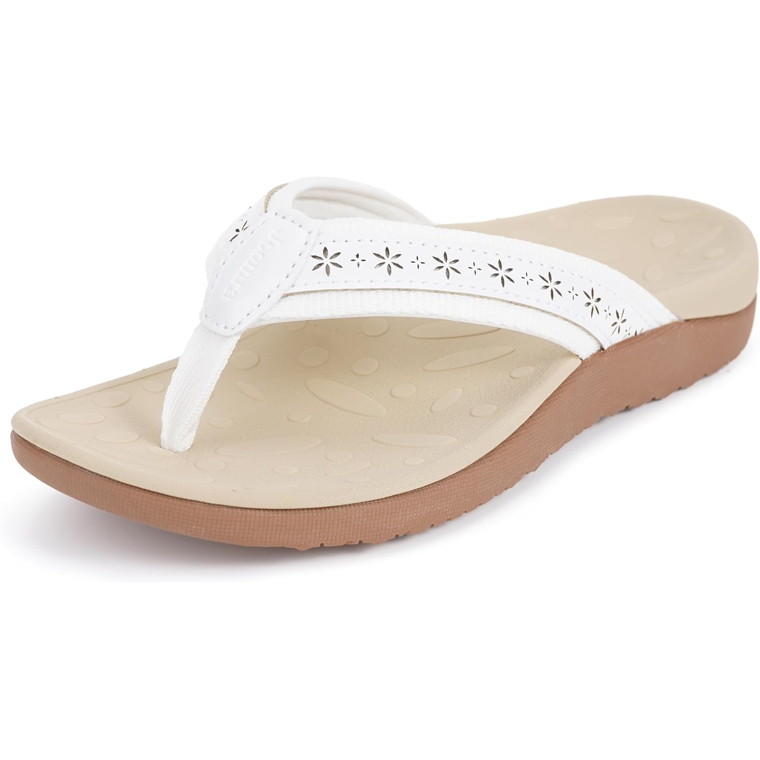 Joomra Women'S Flip Flops Arch Support Orthotic Toe Post Thong Sandals