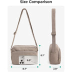 Bagsmart Foldable Crossbody Bags For Women, Small Travel Purses Hobo Bag | 2.4L Mini For Daily Travel Campus, Water-Resistant Sling Bag, Cute Travel Purse, Classic Shoulder Bag
