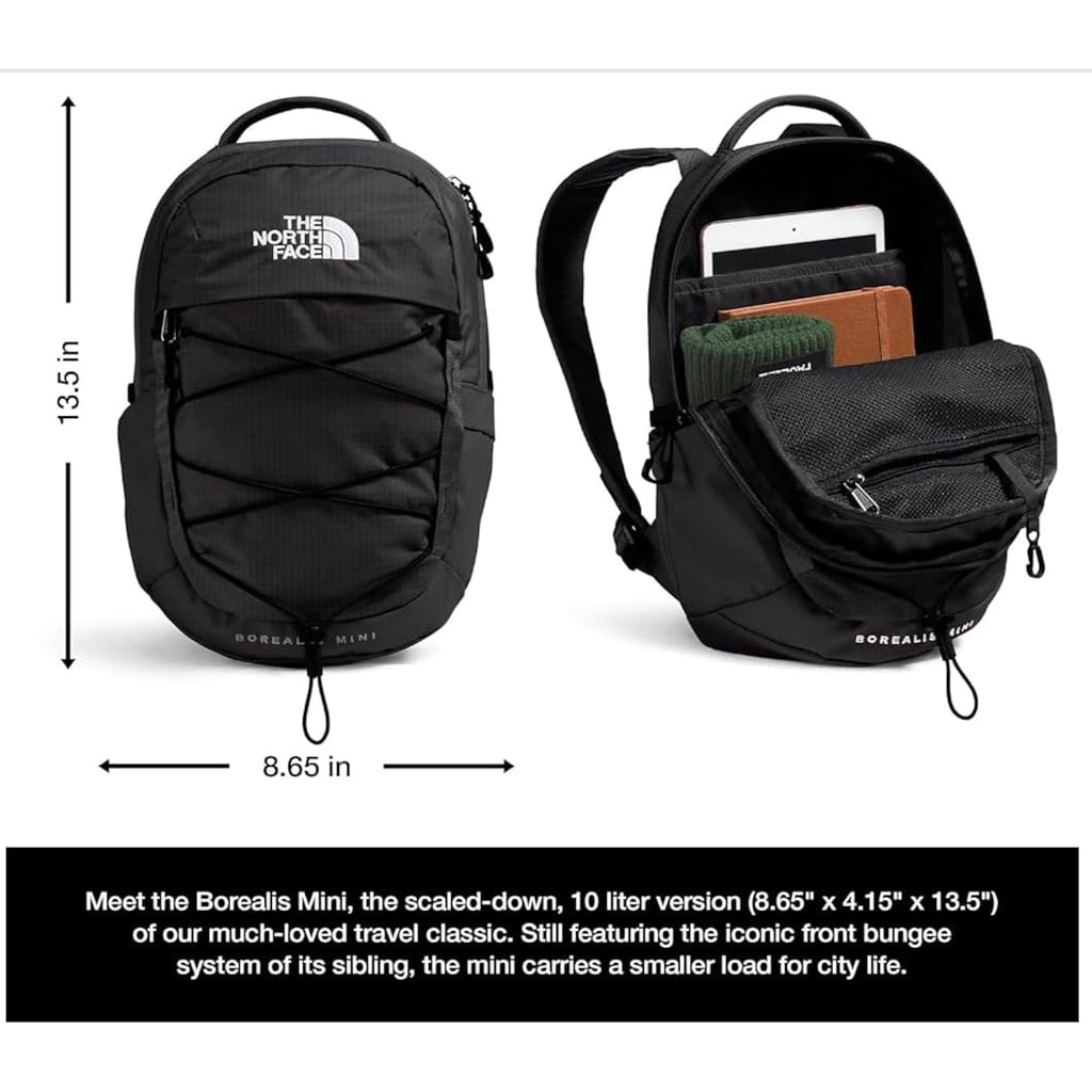 The North Face Borealis Mini Backpack, Tnf Black/Tnf Black-Npf, One Size
