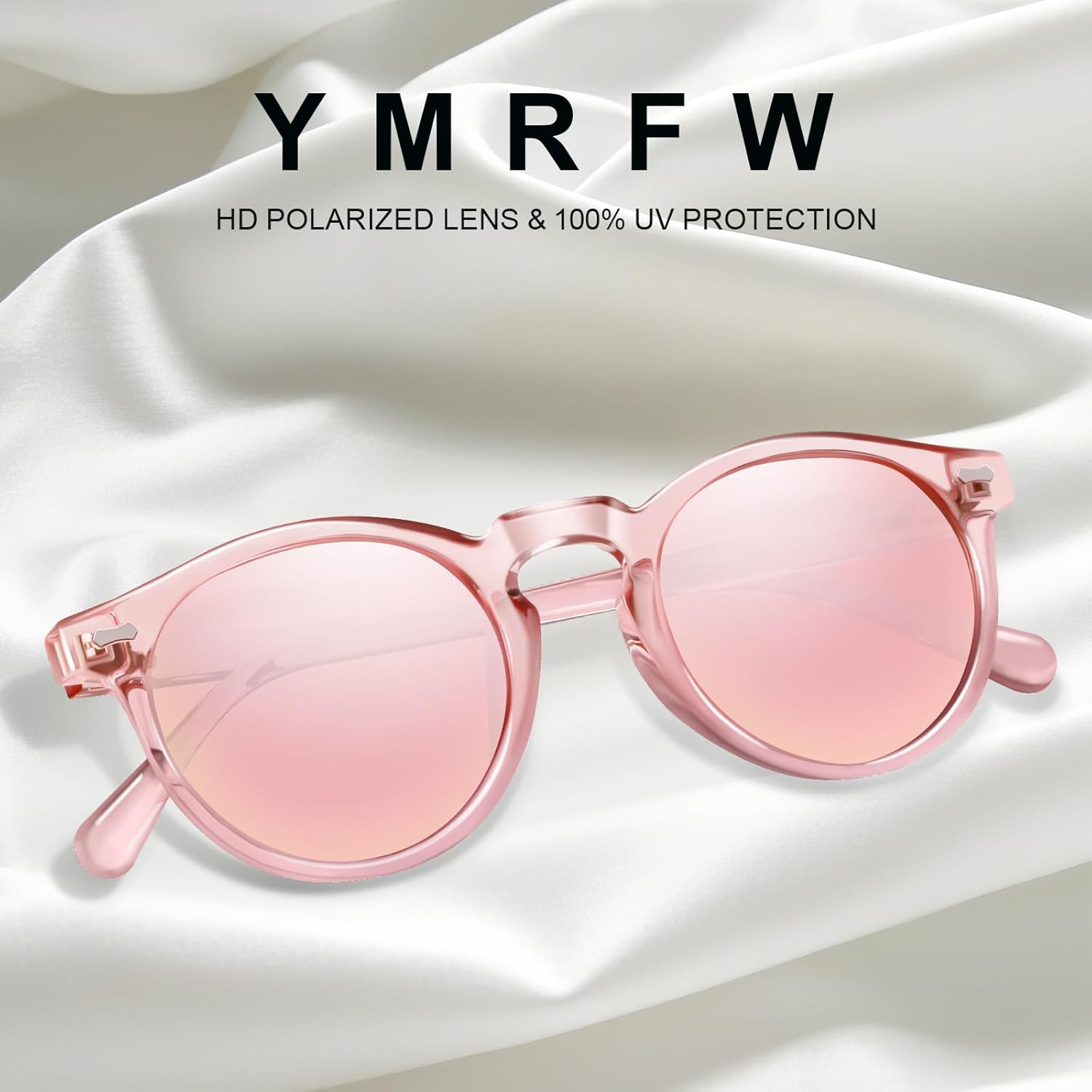 Retro Small Round Polarized Sunglasses for Women Vintage Style Circle Sun Glasses UV Protection