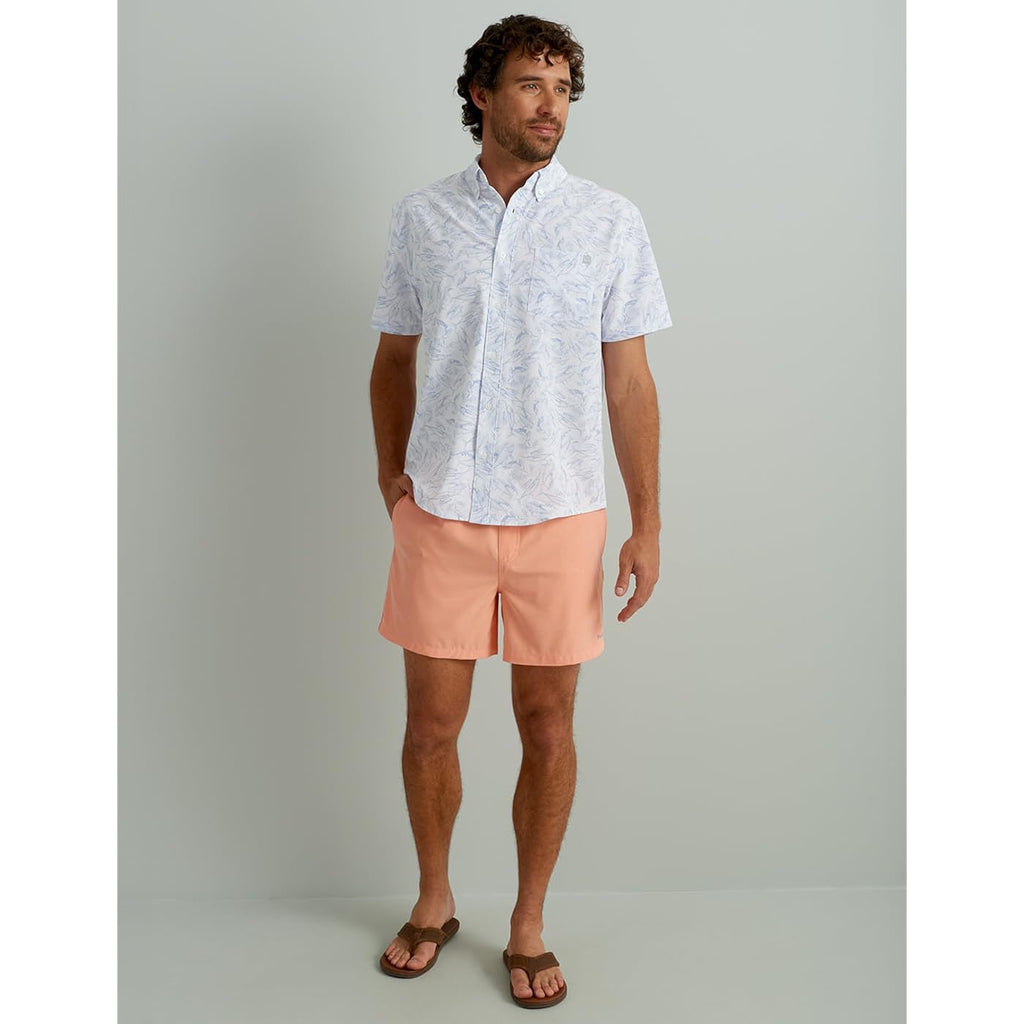 Huk Mens Kona Short Sleeve Shirt | Performance Button Down