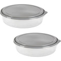 Goodcook Everyware Extra Large 12 Inch Round Container 2 Pack, Bpa Free