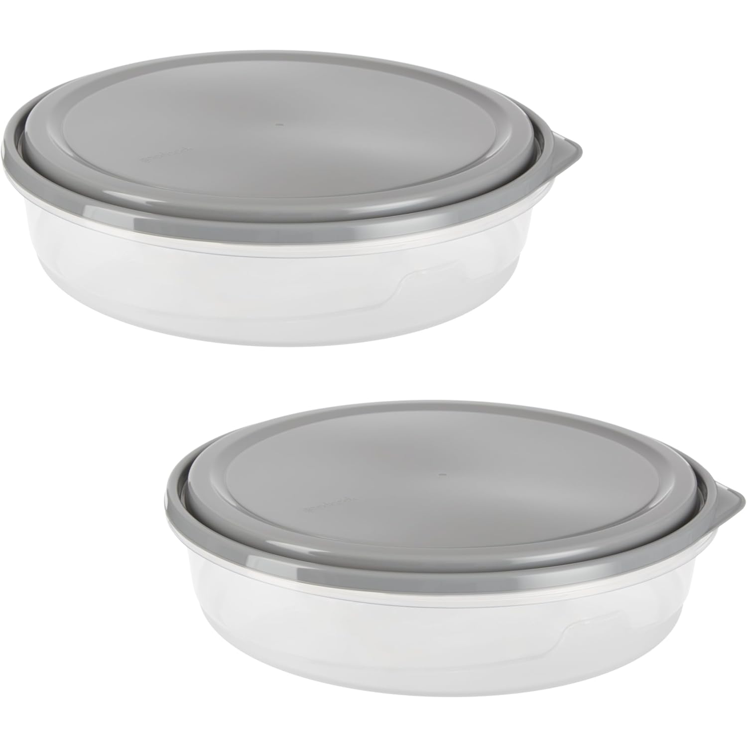 Goodcook Everyware Extra Large 12 Inch Round Container 2 Pack, Bpa Free