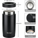 Morefeel 4-In-1 Insulated Can Cooler For 12 Oz Cans & Bottles | 304 Stainless Steel Can Holder Fits 12 Oz Slim Cans, Standard Cans, Beer Bottles & Works As A Open Cup; Dishwasher Safe