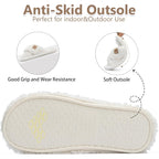 GOEWY Fuzzy Open Toe Slippers for Women Indoor and Outdoor with Memory Foam Cozy Cross Band Women's Slipper Cute Soft House Shoes Slip On Gifts for Womens Mom Her Ladies Bridesmaid
