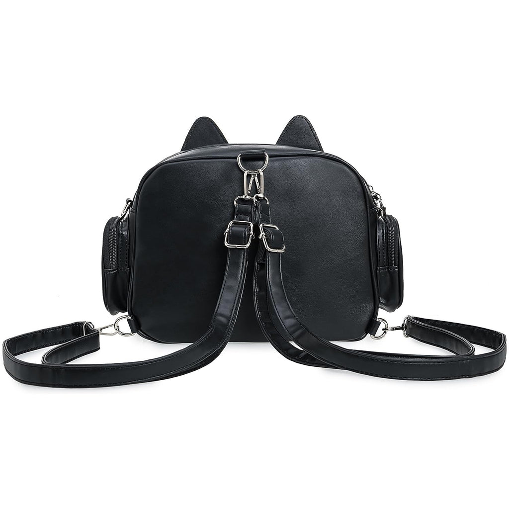 Kawaii Cat Ita Bag Crossbody Shoulder Backpack With Insert Pin Display | Protect Dolls & Enamel Pins, For Daily Trips And Kpop Concert Outings