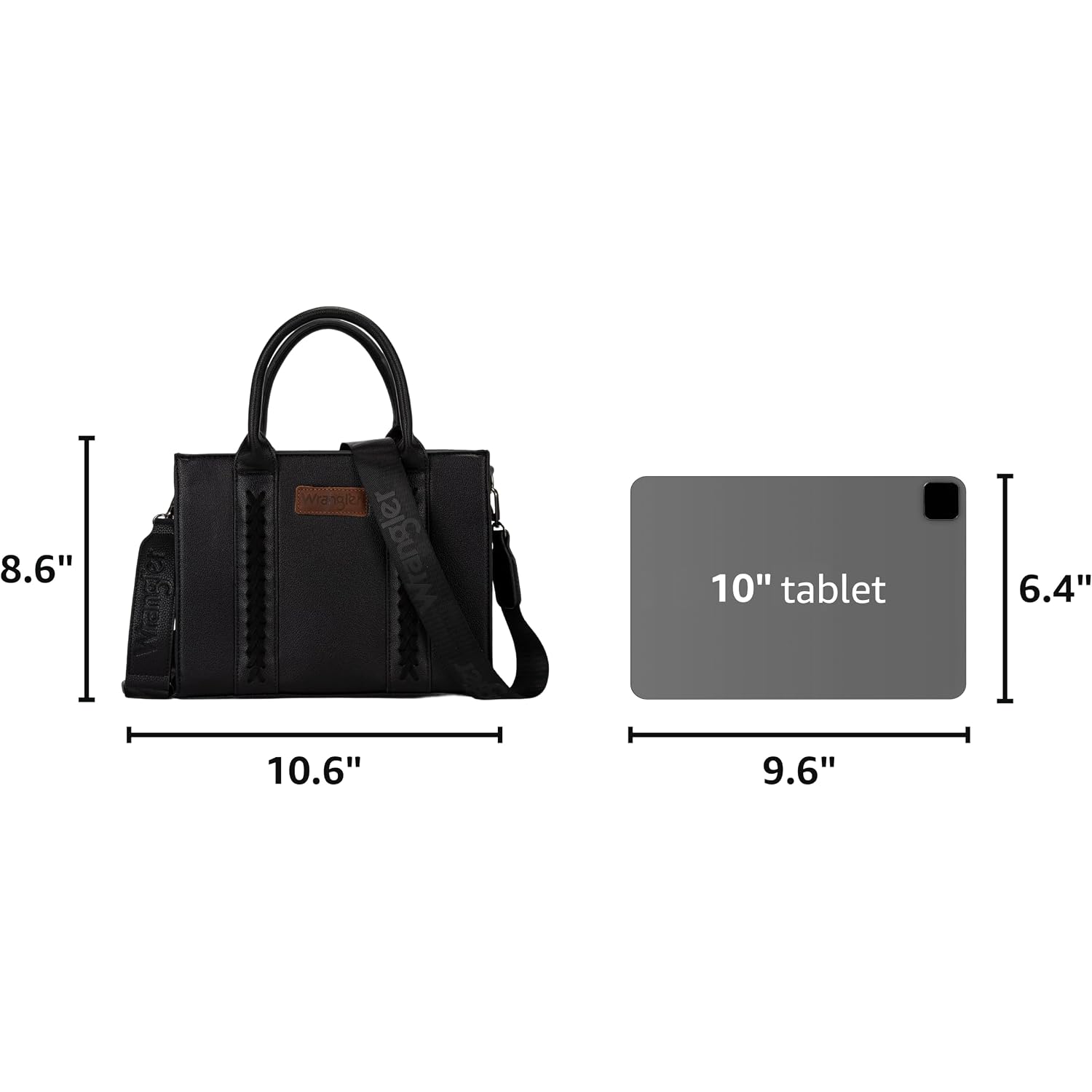 Wrangler Tote Bag For Women Designer Satchel Handbags Top-Handle Purses With Strap