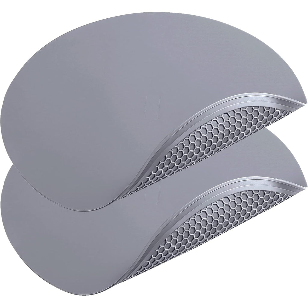 To encounter Silicone Microwave Mat - Round 12" x 12" - Set of 2 Heat Resistant Multifunctional Mat, Splatter Guard, Trivet, Hot Pad, Pot Holder