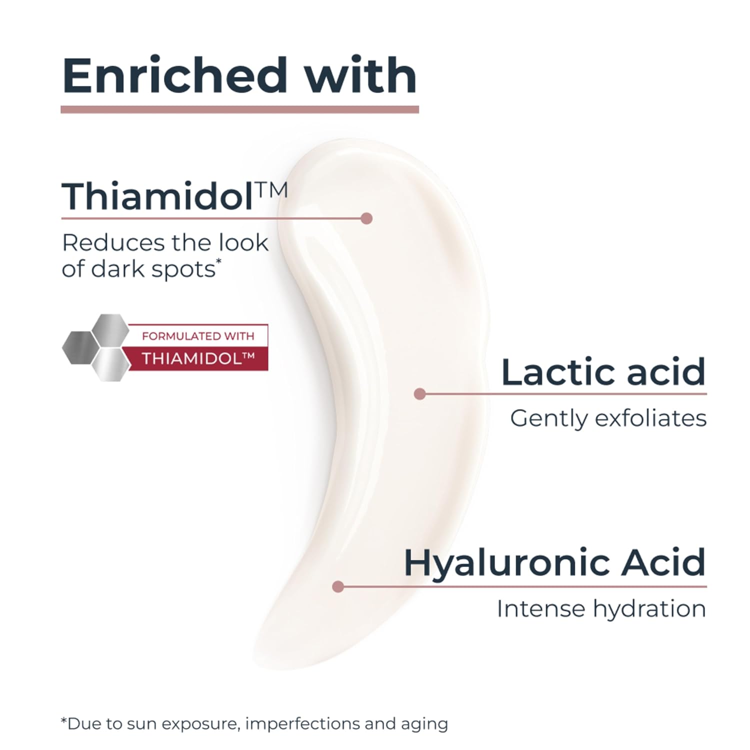 Eucerin Radiant Tone Dark Spot Corrector Body Cream, Thiamidol Enriched, Exclusive Formula Reduces Dark Spots Due To Sunlight Exposure And Aging, 72 Hours Of Hydration, 7 Oz Tube
