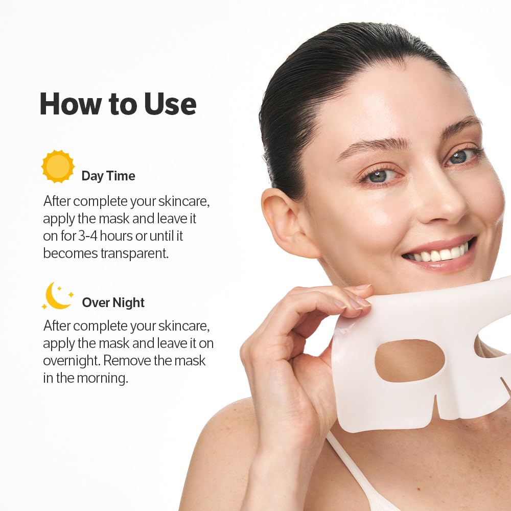 SUNGBOON EDITOR Deep Collagen Overnight Mask Hydrating Mask for Glass Skin, Wrinkle Care, Firming & Pore Refining 2,160,000PPB Collagen + 9 Peptides Korean Skincare, 4ea Gifts for Women