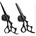 Black Dragon 6.0 Inch Professional Dragon Handle 440C Salon Hair Cutting Scissor - Hairdressing Thinning Shears- Perfect For Barber And Home Use (Scissors Set)