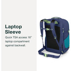Osprey Daylite 44L Carry-On Travel Pack - Lightweight, Durable Backpack With Streamlined Design - Versatile, Spacious Bag For Weekend Trips Or Business, Black