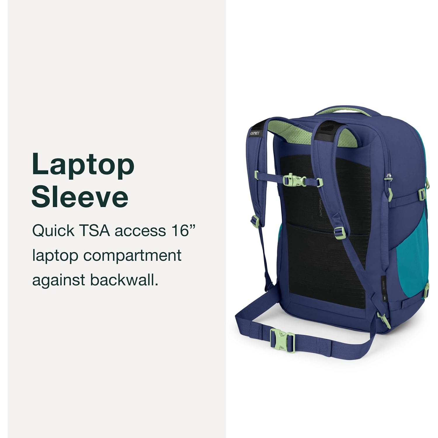 Osprey Daylite 44L Carry-On Travel Pack - Lightweight, Durable Backpack With Streamlined Design - Versatile, Spacious Bag For Weekend Trips Or Business, Black