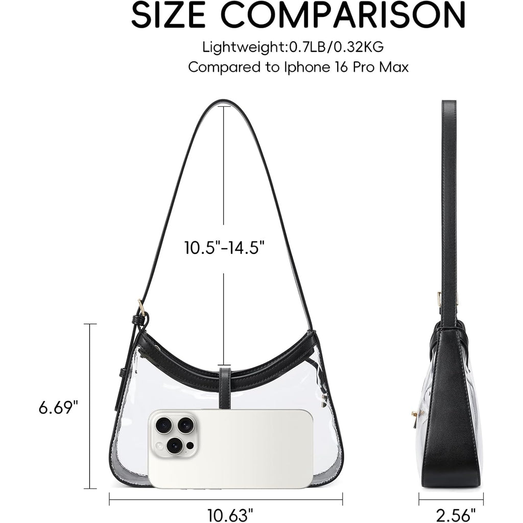 CLUCI Shoulder Bag for Women, Purses for Women, Handbag Hobo Bags Vegan Leather Crossbody Purse with Adjustable Strap
