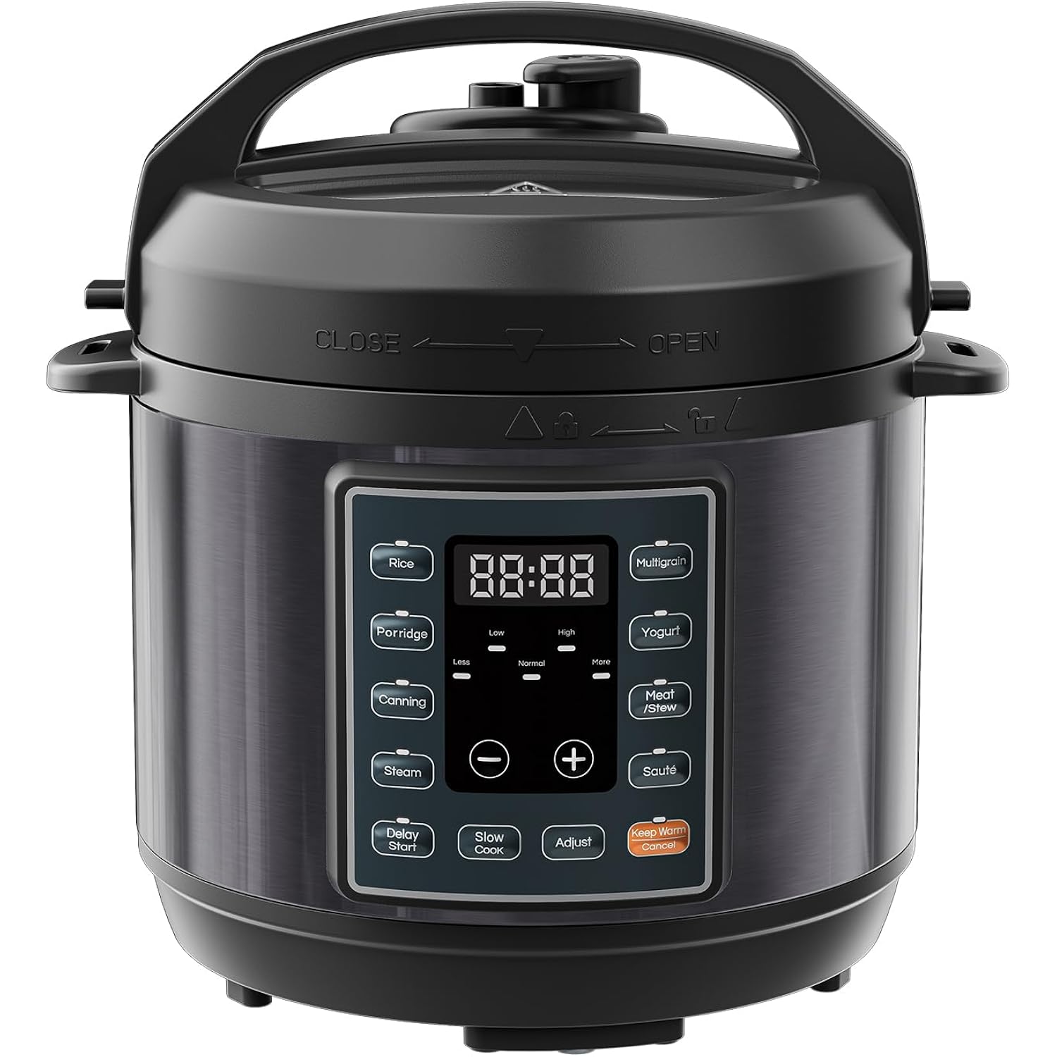 Olixis 10-In-1 Electric Pressure Cooker, 3 Quart Multi Cooker For Rice, Stew And Steam, Small Programmable Stainless Steel Pot With Slow Cook Function And Ceramic Inner Pot