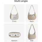 BAGSMART Quilted Crossbody Bag for Women, Lightweight Puffer Purse for Travel, Daily Use & Work