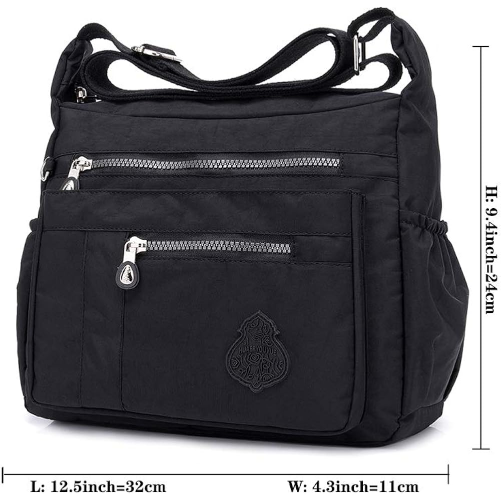 Mintegra Crossbody Bag For Women Nylon Waterproof Shoulder Purse Messenger Bag Lightweight Pocketbooks