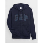 Gap Men'S Heritage Logo Full Zip Hoodie
