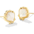 Kendra Scott Brynne Shell Stud Earrings, Fashion Jewelry for Women
