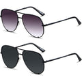 Oversized Aviator Sunglasses For Women Men Big Large Uv Protection Fashion Sun Glasses