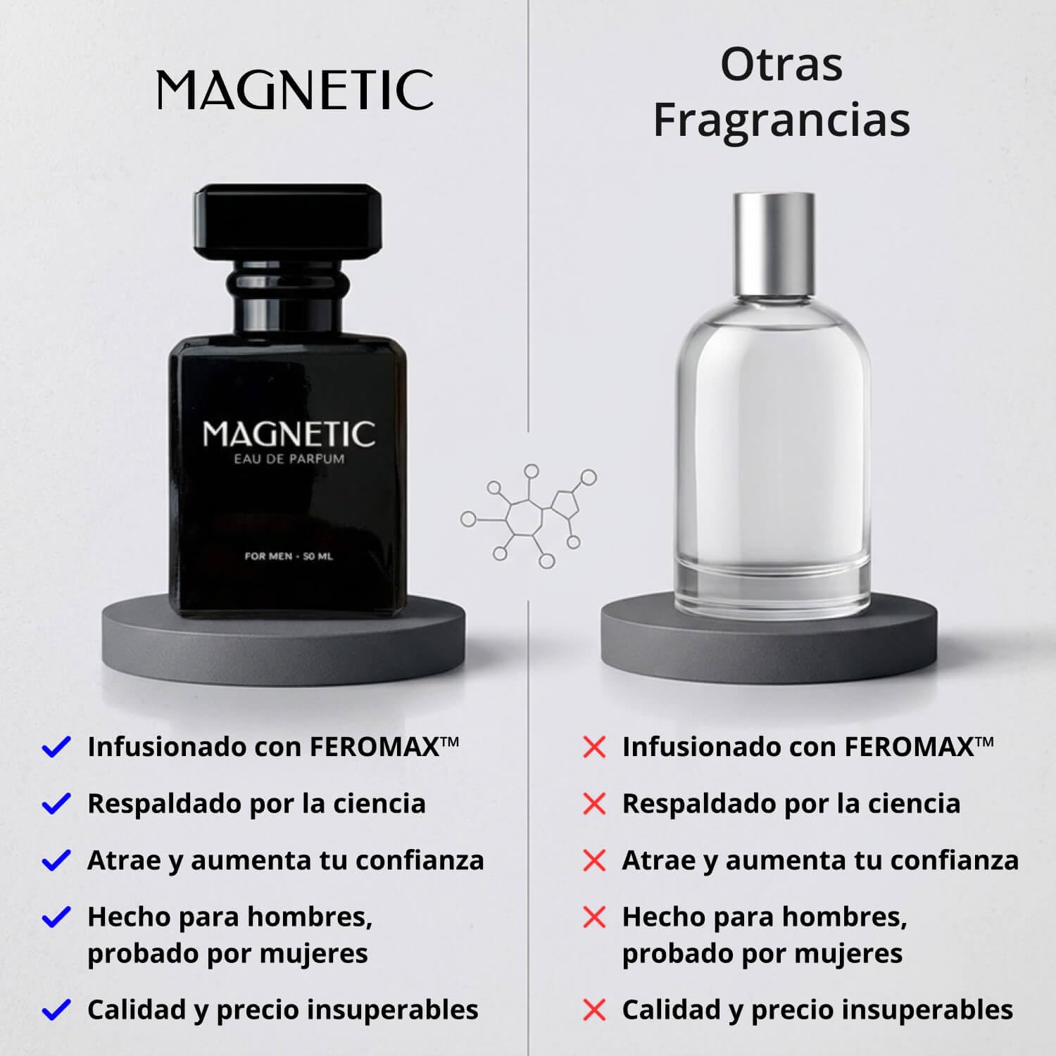Eau De Parfum, Pheromone Cologne For Men - Bold, Long-Lasting Fragrance, Infused Formula, 50Ml, 1.7 Fl Oz